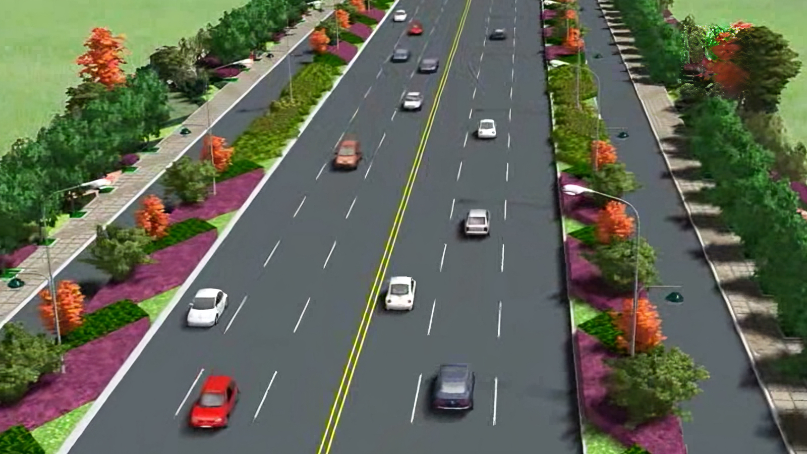 道路绿化招投标动画制作